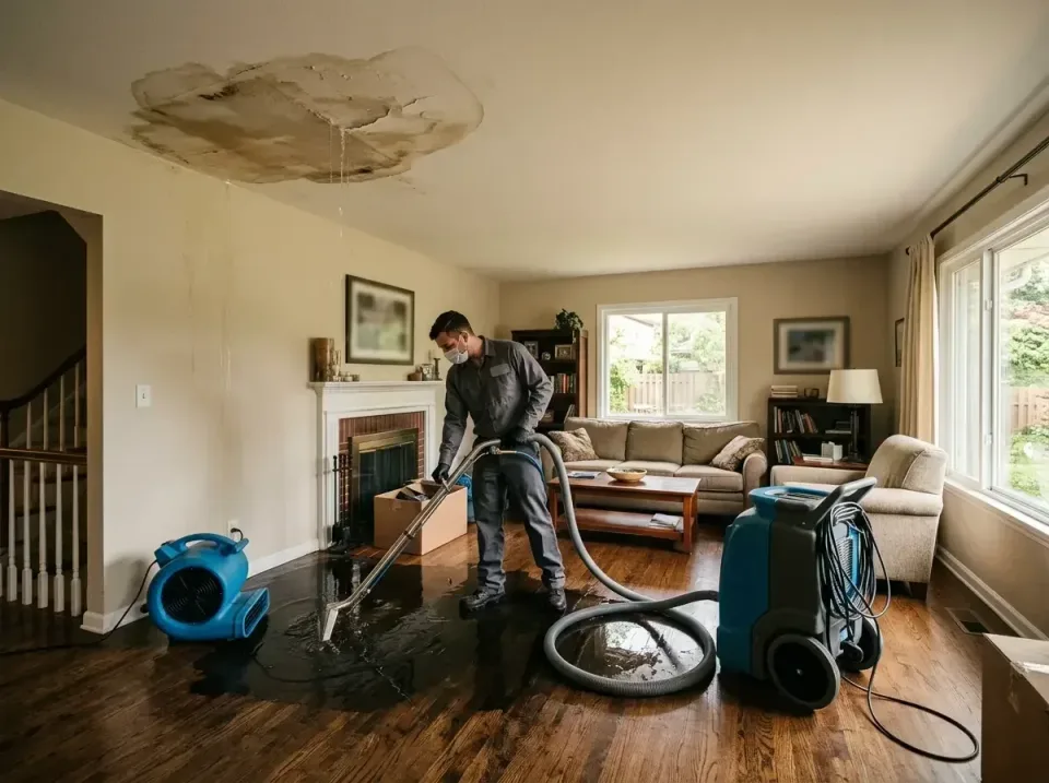 attic-pipe-burst-ceiling-drip-008 — frequently asked questions, Water Damage Restoration & Carpet Care in East Franklin, NJ